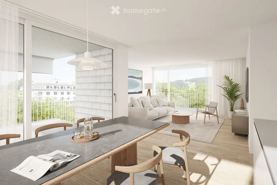 Appartement en duplex de 5½ pièces dans le quartier de Sonnmattli – photo 2 sur 3