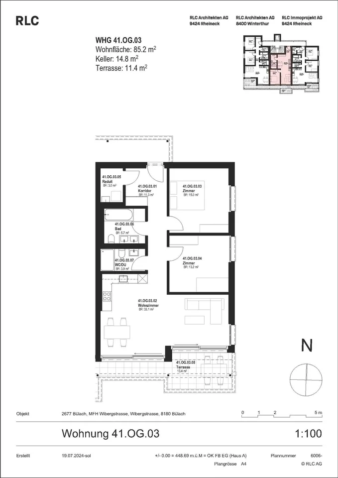 3.5-Zimmerwohnung – Foto 15 von 15