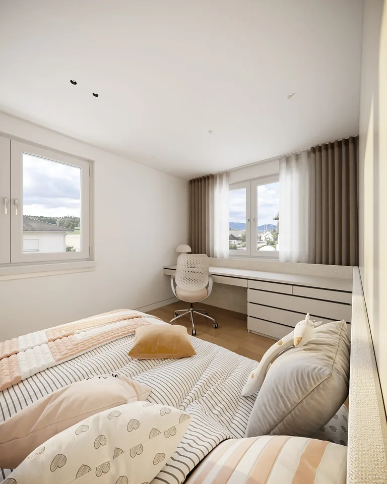 5.5-Zimmer-Doppeleinfamilienhäuser «Wolfacker» – Neubau in Stüsslingen, 4 Einheiten verfügbar – Foto 12 von 18
