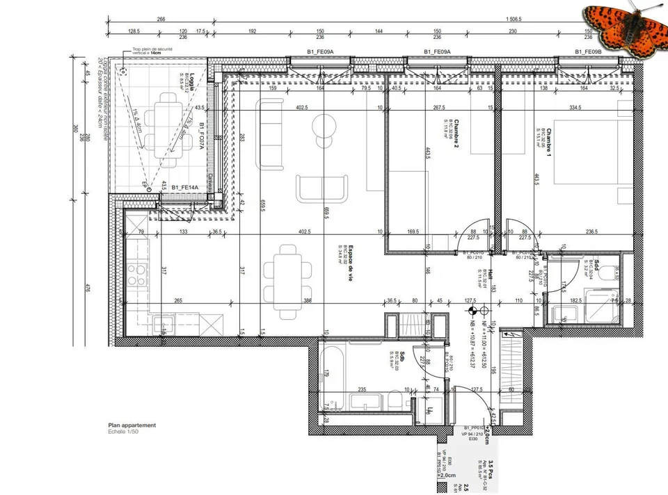 3.5 Zimmer Wohnung in Marly – Foto 9 von 13