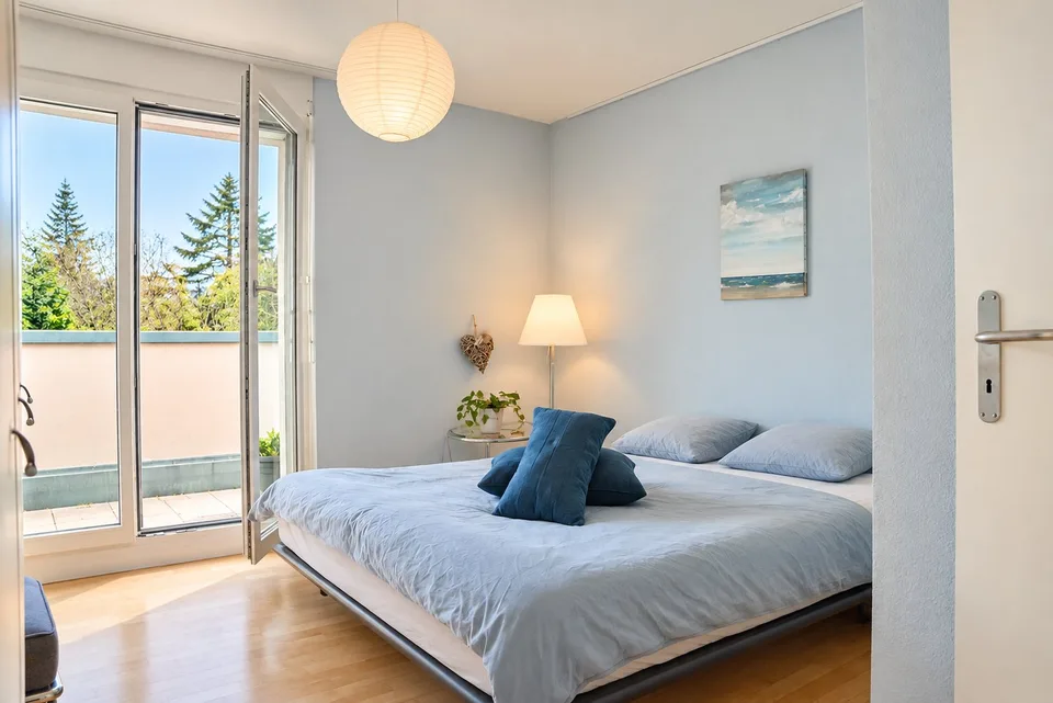 Stadtnahe 5.5 Zimmer Penthouse-Wohnung mit herrlicher Weitsicht – Foto 11 von 14