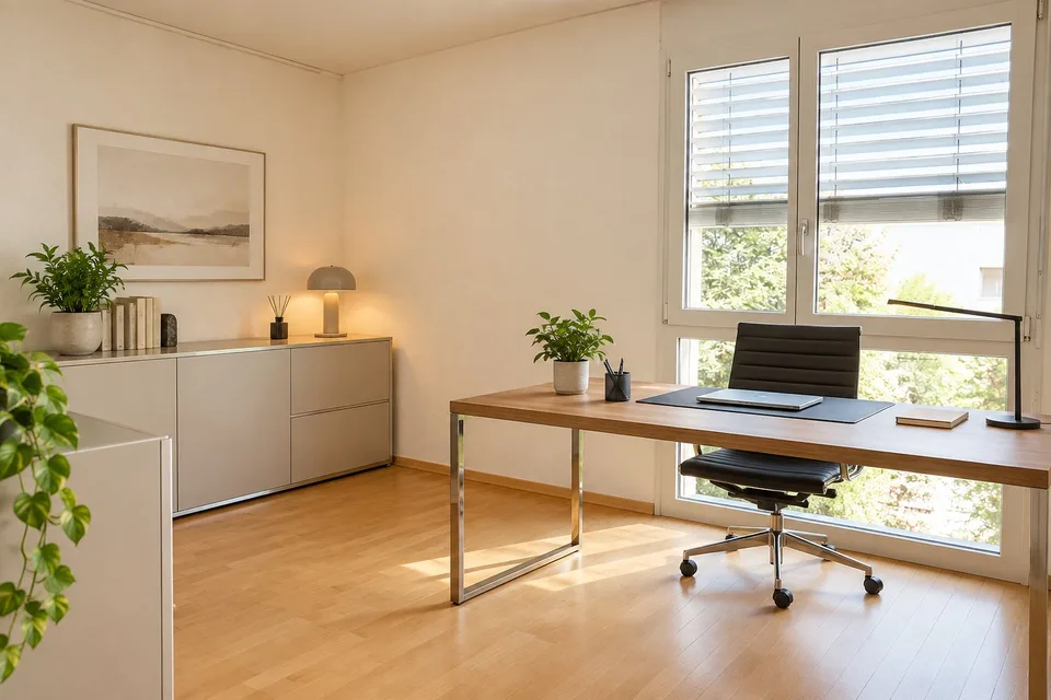 Stadtnahe 5.5 Zimmer Penthouse-Wohnung mit herrlicher Weitsicht – Foto 10 von 14