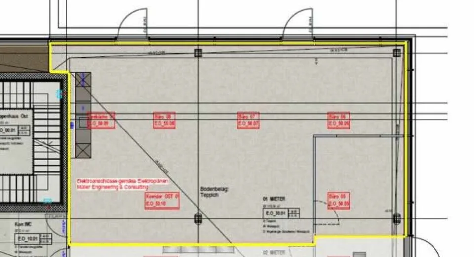 116 m² Büro mit eigener Teeküche und zwei Tiefgaragenplätzen in Rotkreuz – Foto 14 von 14