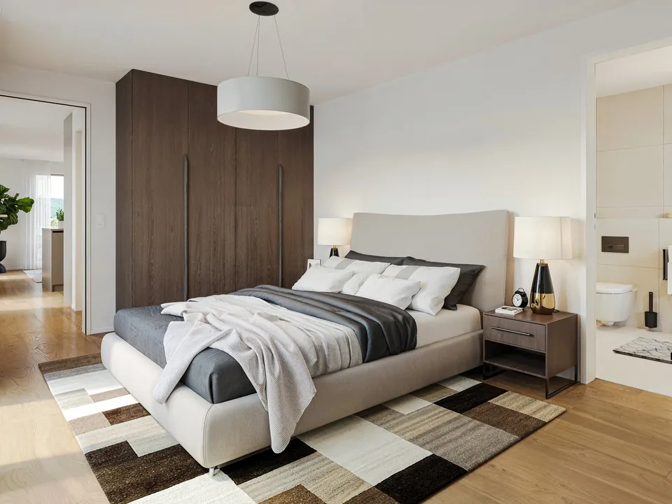 2.5 Zimmer Attikawohnung "Am Wald – Foto 2 von 5