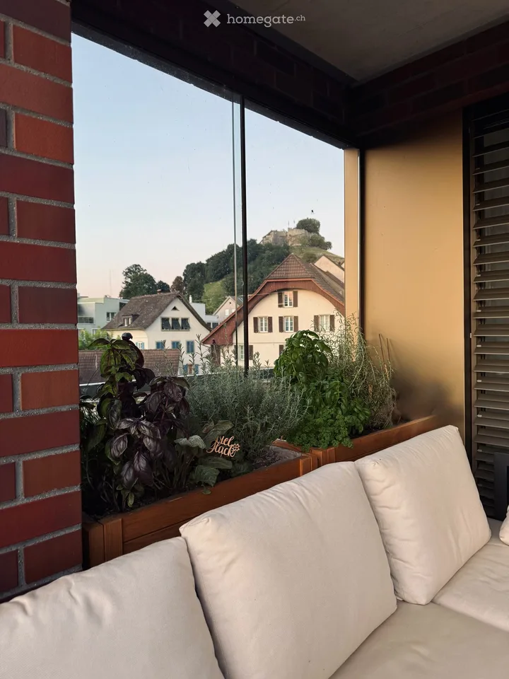 Vivre avec une vue au cœur de Lenzburg - appartement spacieux de 4,5 pièces dans le parc de villas – photo 8 sur 8
