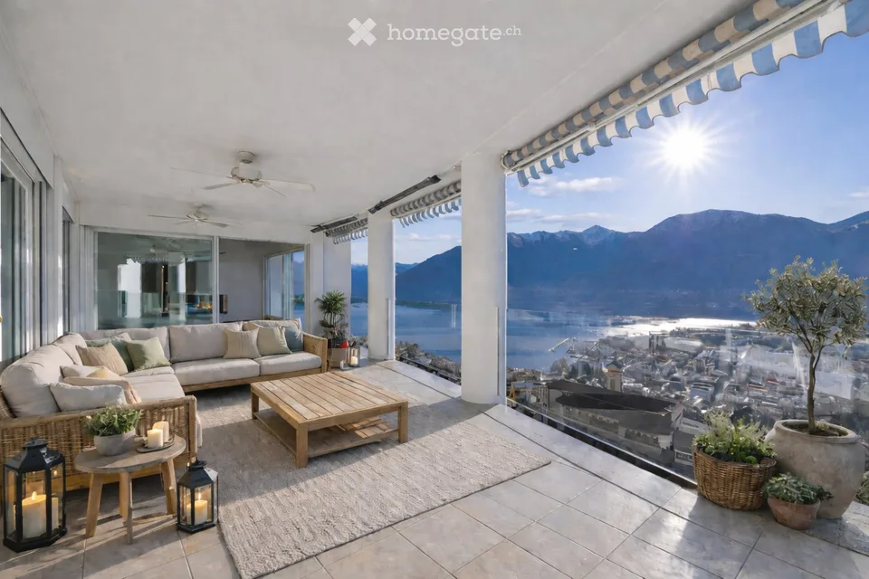 Appartamento in attico a Orselina con vista diretta sul lago Maggiore – foto 17 di 30