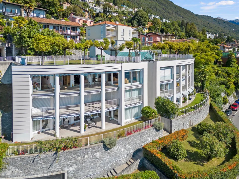 Appartamento in attico a Orselina con vista diretta sul lago Maggiore – foto 6 di 30