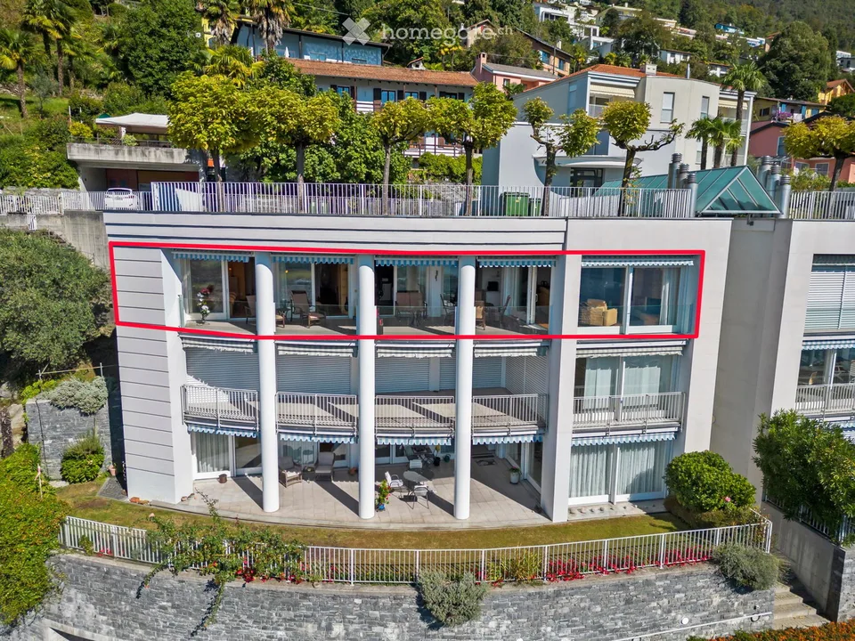 Appartamento in attico a Orselina con vista diretta sul lago Maggiore – foto 4 di 30