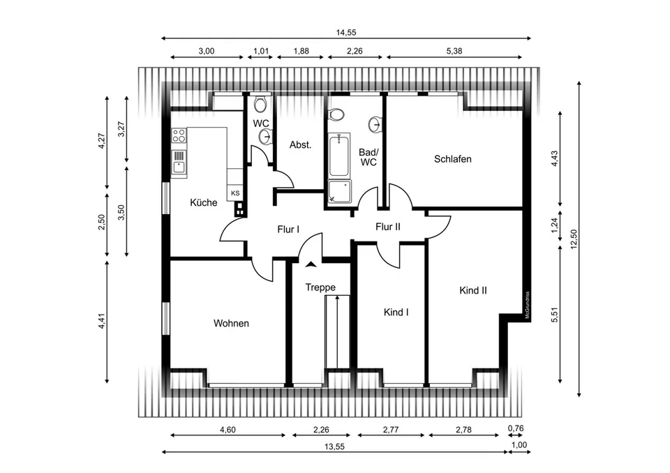 IMMORath.de - Spacious 4.5 room apartment in Egringen – photo 10 of 13