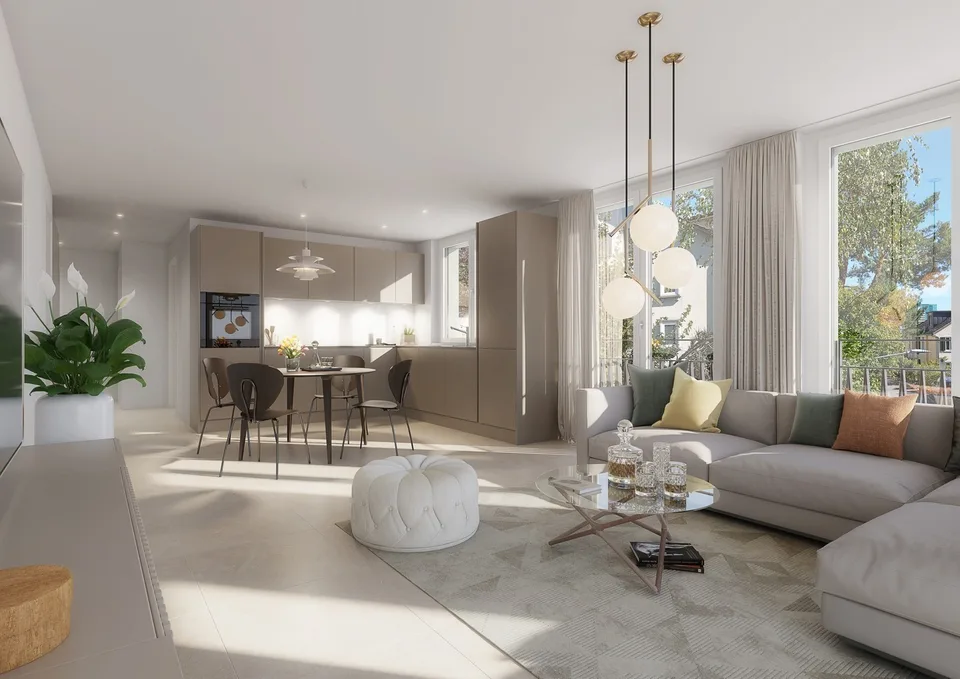 Haut au-dessus de la Limmat : Appartements en propriété exclusive à TOBELEGG – photo 5 sur 7