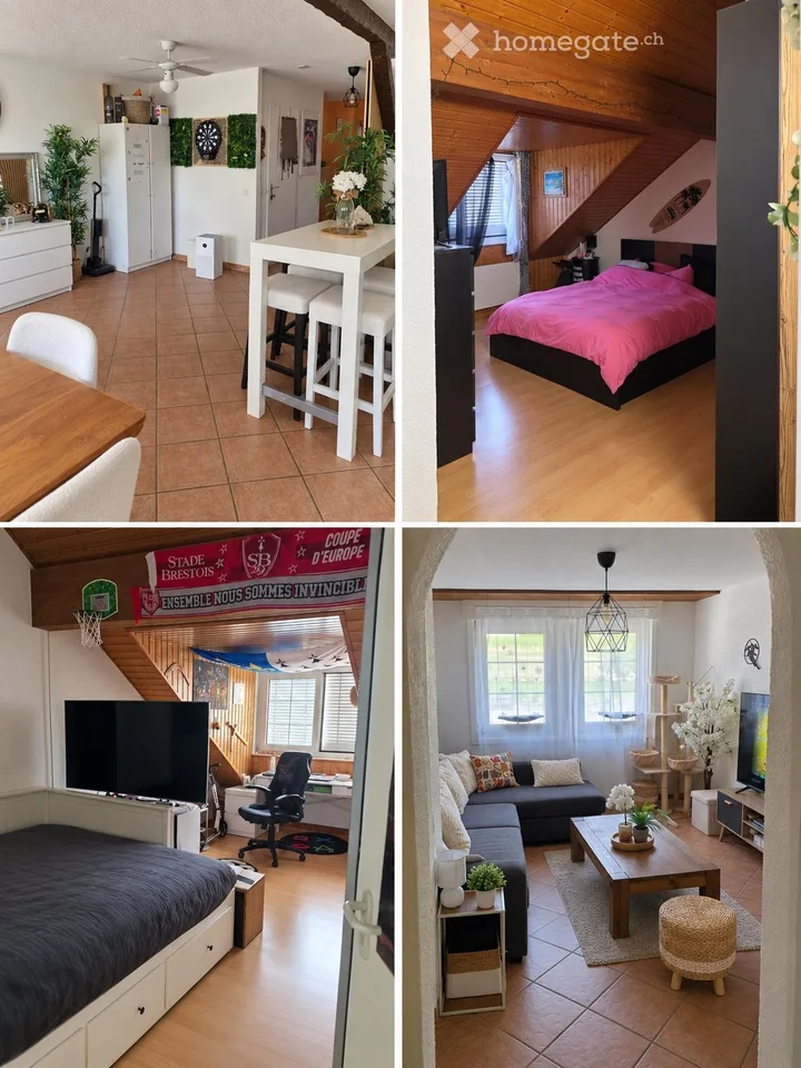 Schönes 5-Zimmer-Duplex mit Terrasse – Foto 2 von 2