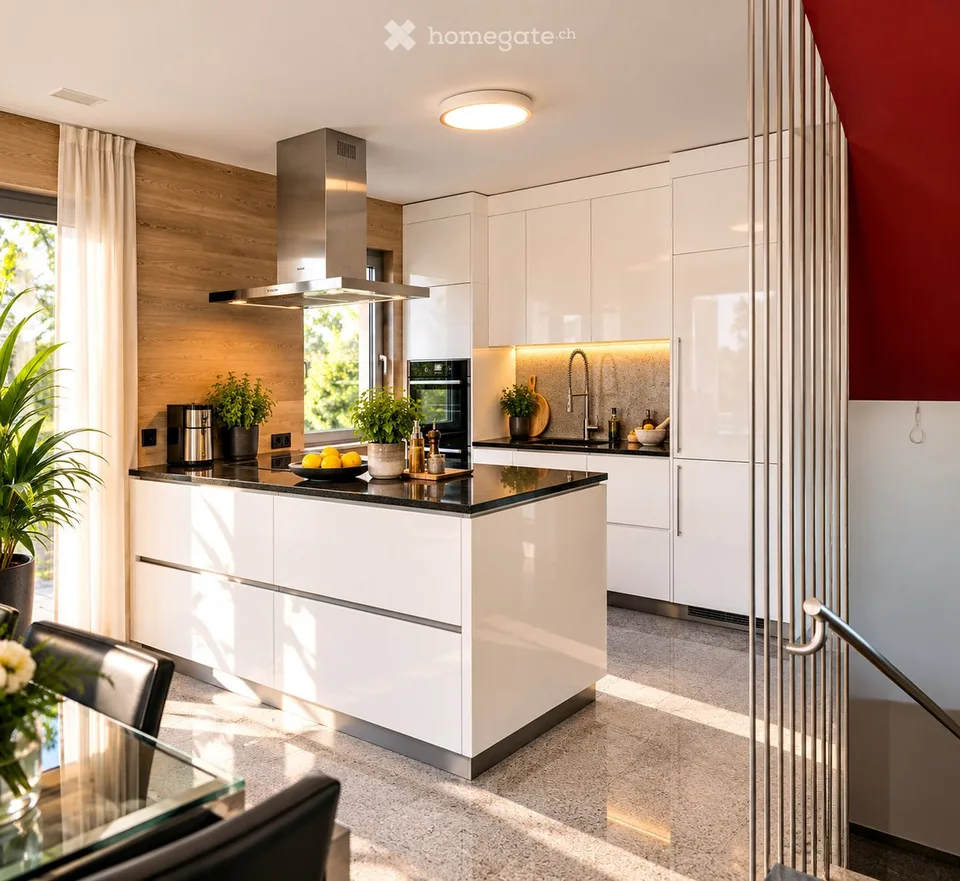 Prächtige Architekten-Villa zur Miete in Penthaz – Foto 5 von 5