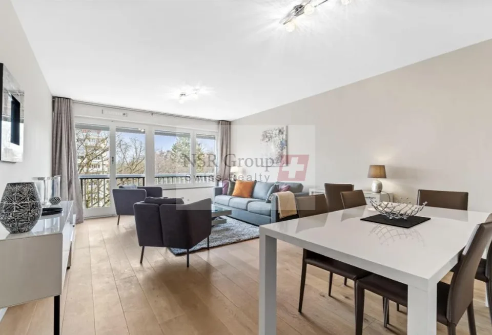 Appartamento arredato con 5 locali e parcheggio a Champel – foto 3 di 5