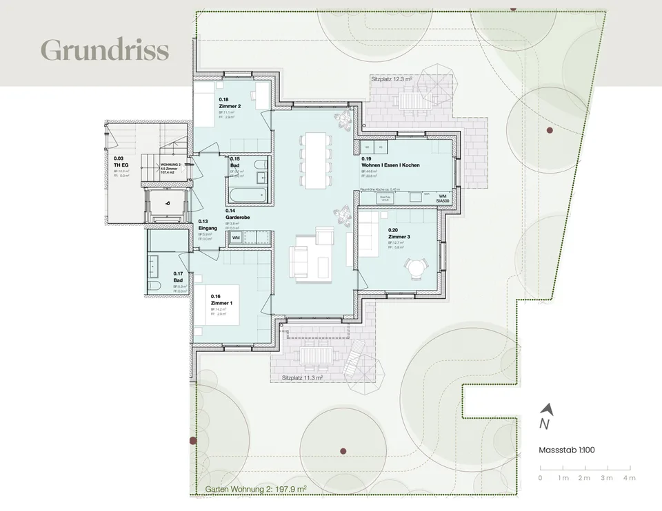 Moderne 4.5-Zimmer-Neubauwohnung im Erdgeschoss in Oberglatt – Foto 7 von 8