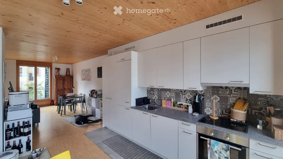 Rheinseite/Eaux-Vives Duplex 5 Zimmer mit großer Terrasse – Foto 3 von 5