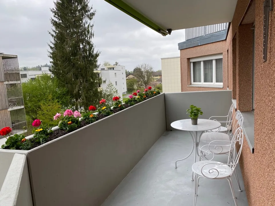 💎 Appartement élégant meublé de 4,5 pièces avec un beau balcon à Seebach – photo 27 sur 30
