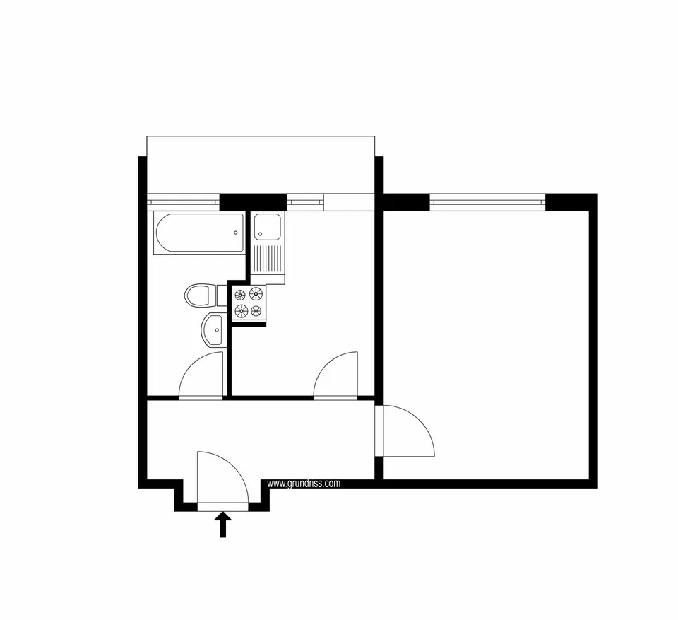 Gemütliches 1-Zimmer-Studio mit Balkon in Grenchen – Foto 8 von 8