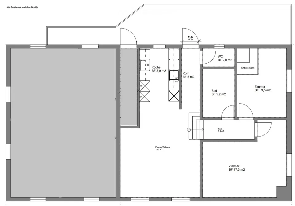 Renovierte 3.5-Zimmer-Wohnung zu vermieten per sofort – Foto 5 von 5