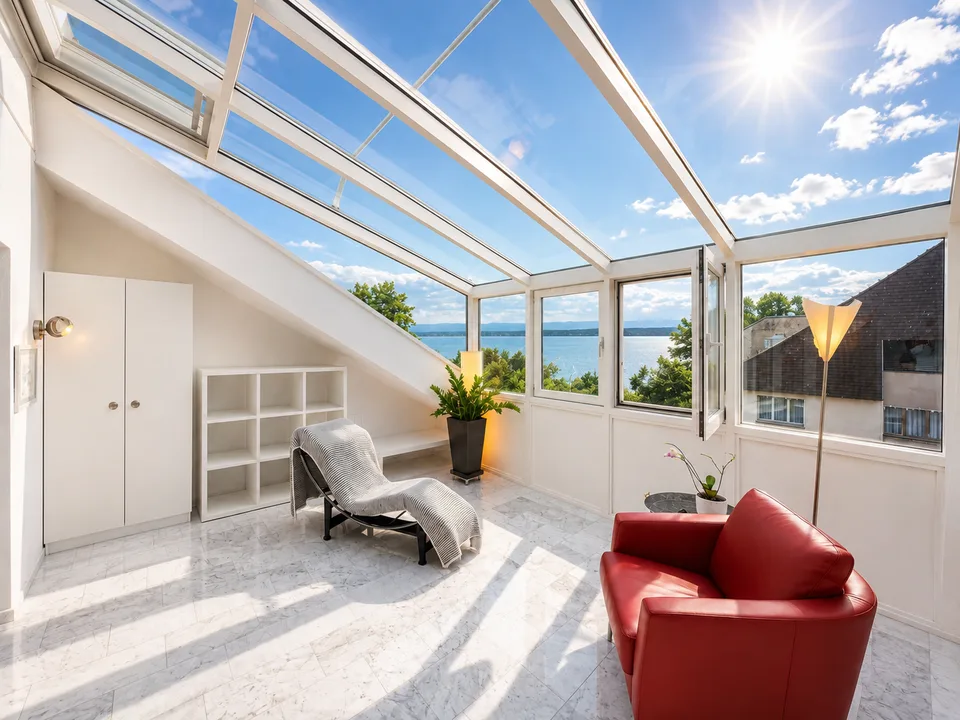 Habiter en première rangée du lac – Appartement attique exclusif de 6,5 pièces avec vue imprenable sur le lac de Constance – photo 21 sur 30