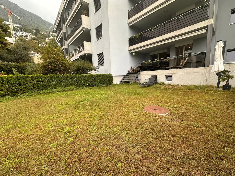 Minusio – appartamento con 2 giardini e 2 terrazze, a due passi dalle scuole – foto 6 di 21