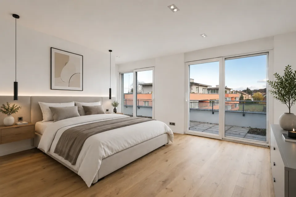 Eleganza tranquilla con vista - Appartamento in attico di 5 1/2 locali con vista sul lago di Costanza – foto 11 di 13