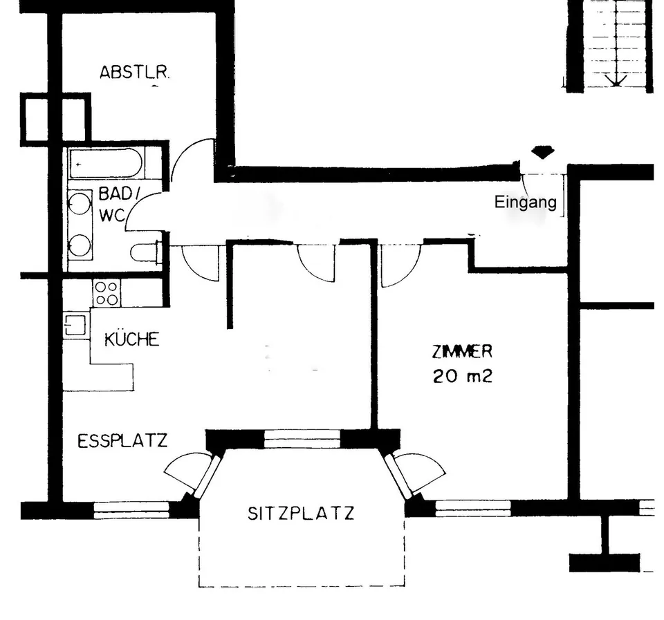 Charmant appartement 2.5 pièces avec espace de séjour à Zürich Hottingen – photo 5 sur 8