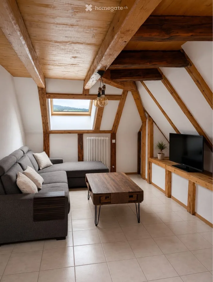 Charmantes 3,5 Zimmer-Wohnung in Crêt-du-Locle, ab Januar 2027 – Foto 2 von 5