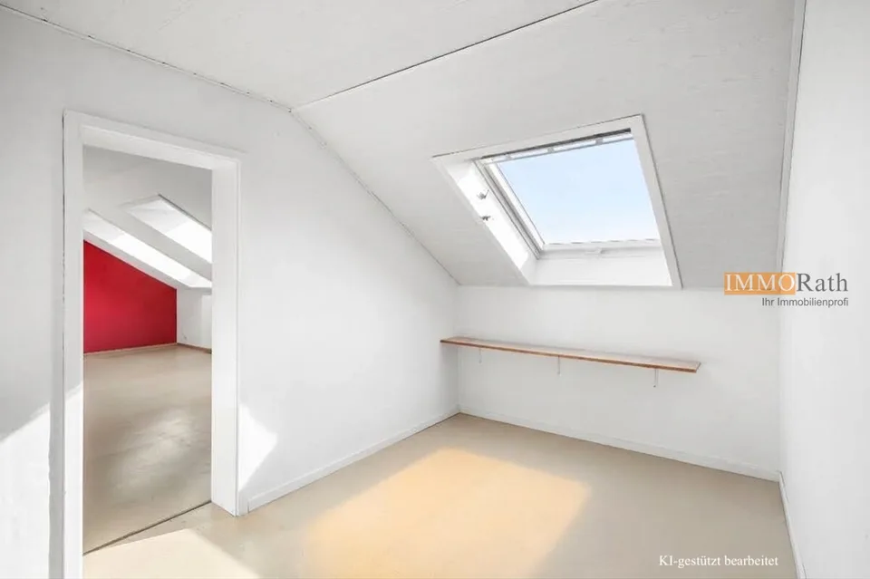 IMMORath.de - Appartement de 4 pièces en mansarde avec balcon à Hugstetten – photo 4 sur 13