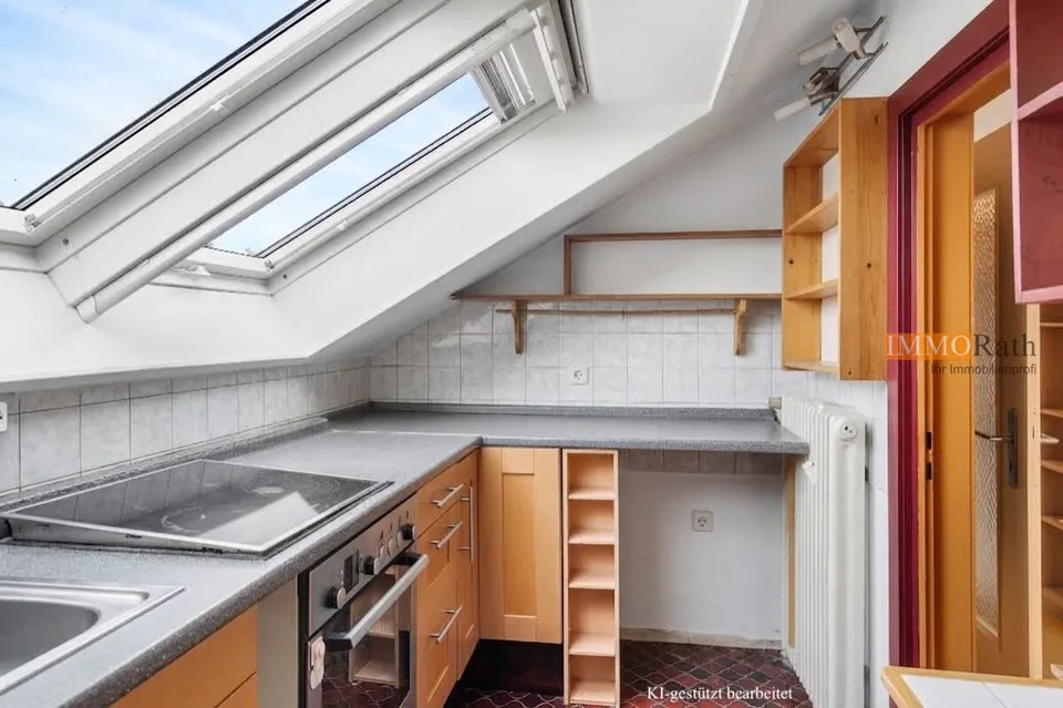 IMMORath.de - Appartement de 4 pièces en mansarde avec balcon à Hugstetten – photo 3 sur 13