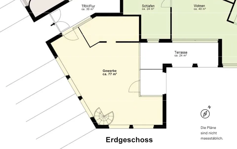 Espace commercial attractif dans un excellent emplacement central à Kaisten – photo 15 sur 16