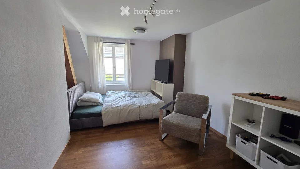 Exceptional 5 1/2-room attic apartment with 60m2 loggia in a 2-party house – photo 11 of 22