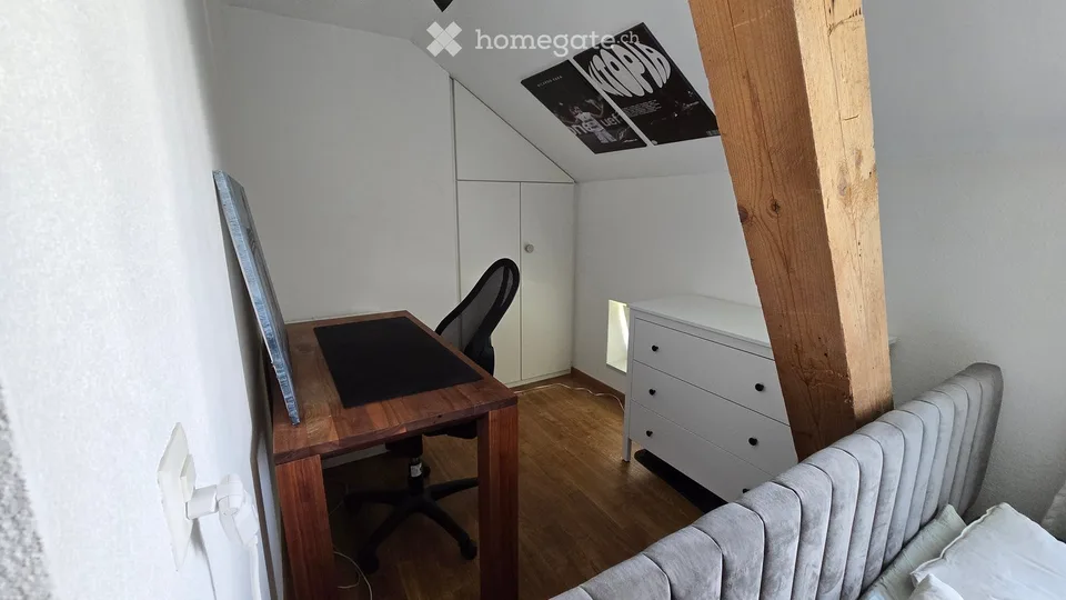Exceptional 5 1/2-room attic apartment with 60m2 loggia in a 2-party house – photo 12 of 22