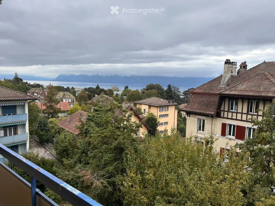 Wohnung mit 4,5 Zimmern und Blick auf den See, Chailly (Lausanne) – Foto 4 von 5