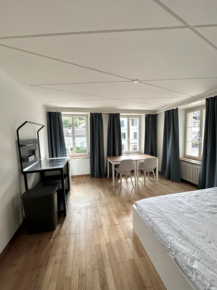 Grosszügiges und modern möbliertes Zimmer – Foto 4 von 5