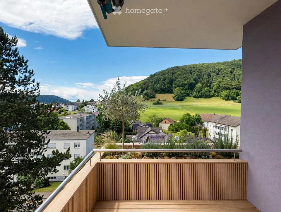 Weitblick über Beringen: Grosszügige Wohnung mit 3 Balkonen und Cheminée – Foto 30 von 30
