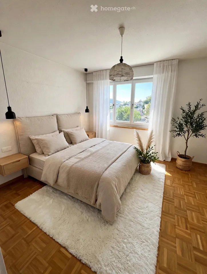 Weitblick über Beringen: Grosszügige Wohnung mit 3 Balkonen und Cheminée – Foto 26 von 30