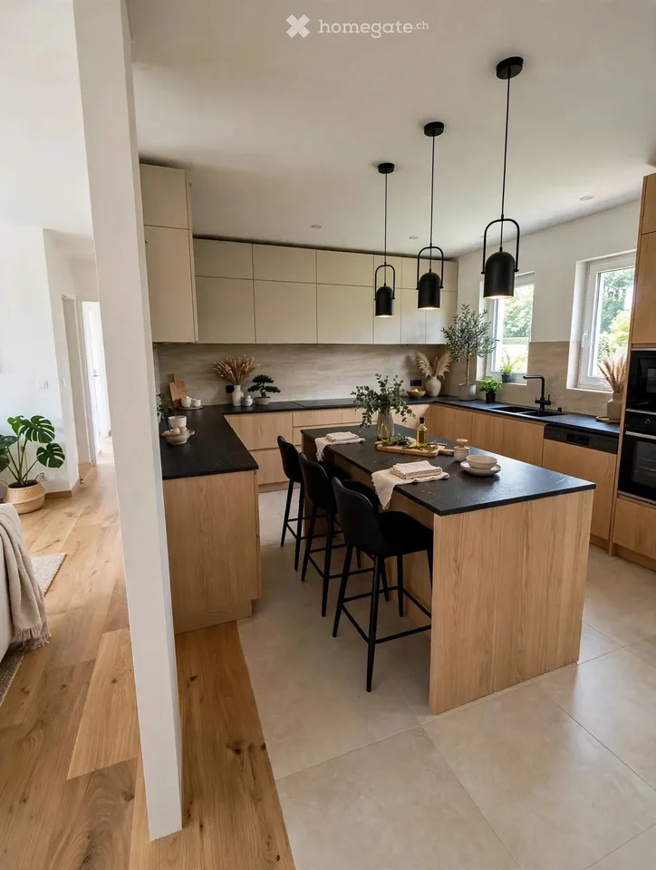Weitblick über Beringen: Grosszügige Wohnung mit 3 Balkonen und Cheminée – Foto 19 von 30