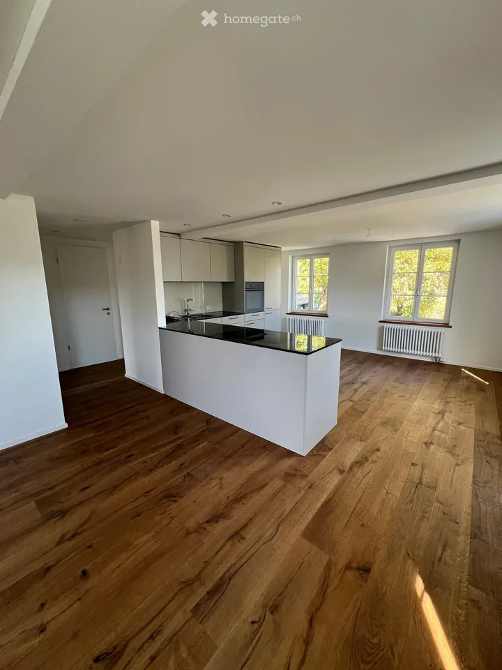 Neu renovierte 3.5-Zimmerwohnung in charmantem Bauernhaus im Grünen – Foto 4 von 14