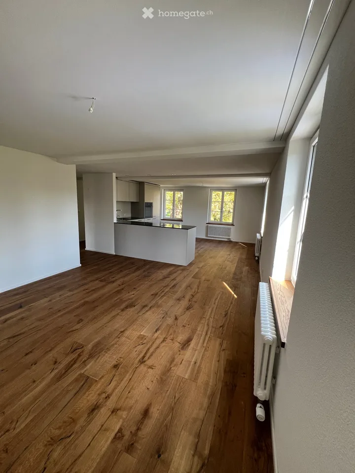 Neu renovierte 3.5-Zimmerwohnung in charmantem Bauernhaus im Grünen – Foto 11 von 14