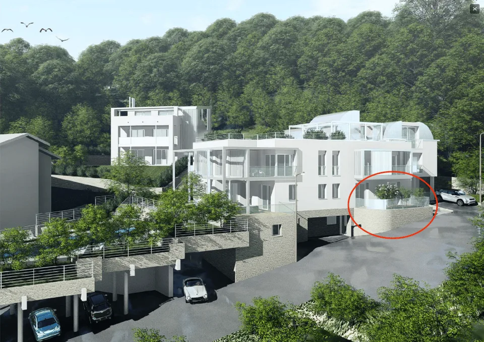 Moderno appartamento 2.5 loc. con giardino e piscina a Breganzona – foto 14 di 14