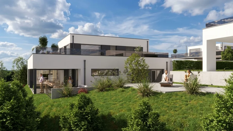 Costruzione esclusiva di nuova casa: casa di design Bauhaus con vista mozzafiato sul lago, situata in una posizione ideale a Tägerwilen – foto 4 di 16