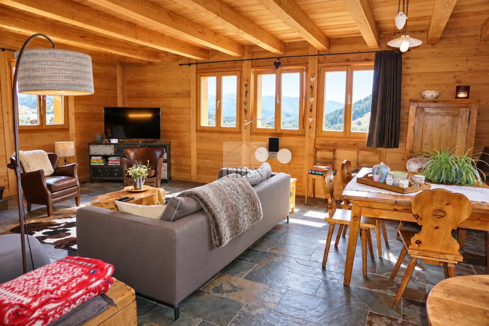 Magnificent Chalet in Grimentz - Alpine Panorama, Sun, Spa & Sauna – Foto 5 von 19
