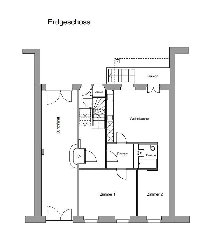 Charmante und gemütliche 3-Zimmer-Altbauwohnung mit Balkon – Foto 2 von 10