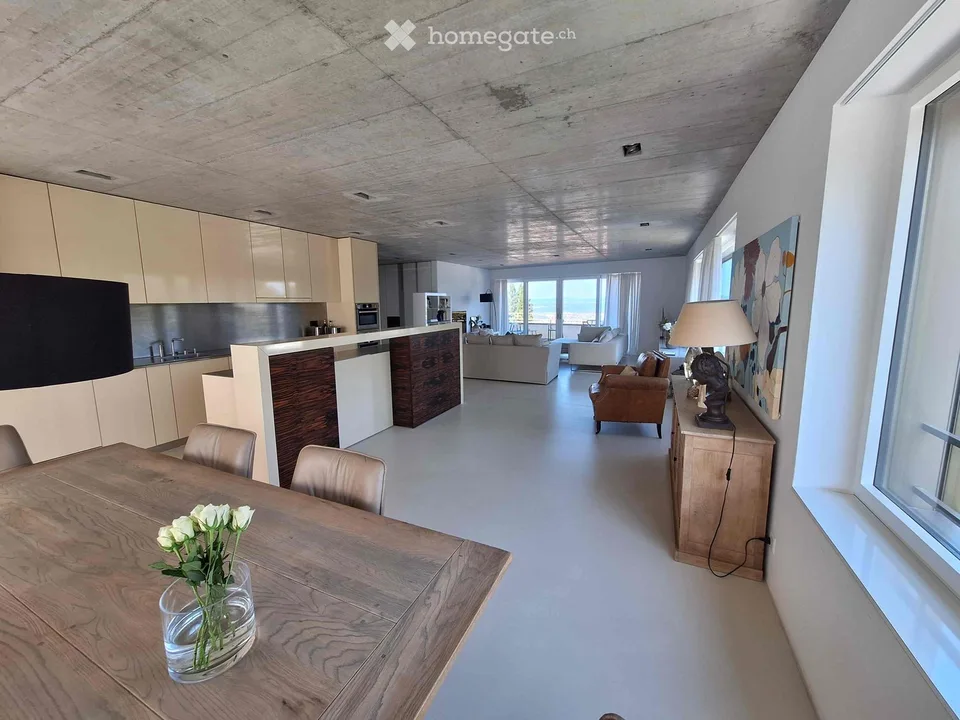 Appartement d'attique exclusif à Forch – Architecture, vue panoramique et intimité – photo 4 sur 21