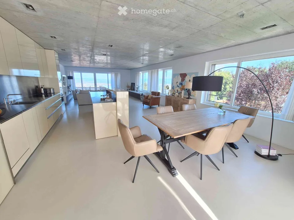 Appartement d'attique exclusif à Forch – Architecture, vue panoramique et intimité – photo 5 sur 21