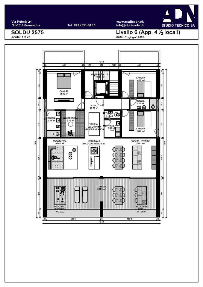 SOLDUNO VENDESI APPARTAMENTI ALTO STANDING da 3.5 e 4.5 LOC. – foto 13 di 14