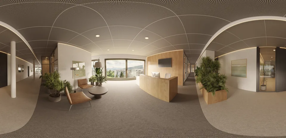 1'206 m² Bürofläche im letzten Stock mit Terrasse im Herzen des Chêne-Bourg-Viertels – Foto 8 von 10