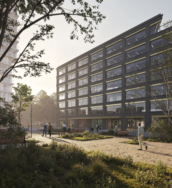 267 m² de bureaux au 4ème étage au cœur du quartier de Chêne Bourg et aux pieds du CEVA – photo 2 sur 10
