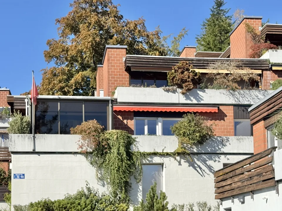 Posizione soleggiata con vista sul Reno: casa a schiera di 5,5 locali in una zona tranquilla – foto 12 di 13