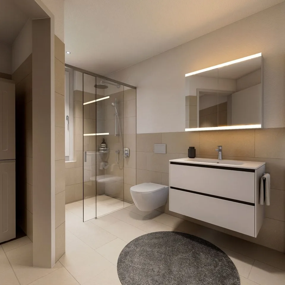 Moderne 3.5-Zimmerwohnung mit grosszügigem Wohnbereich – Foto 5 von 9